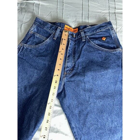 Wrangler Riggs Workwear Flame Resistant FR  Blue Jeans Mens 34x30 (Actual 32x30) - Picture 6 of 8